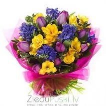Pavasara pušķis nr 23: Весенний букет 23: Spring flower bouquet 23. gab. 57.00 €
