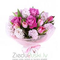 Pavasara pušķis nr 2: Весенний букет 2: Spring flower bouquet 2. gab. 39.00 €